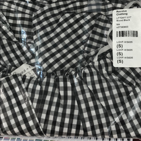 NWT Revolve Lovers + friends gingham top - Picture 4 of 5